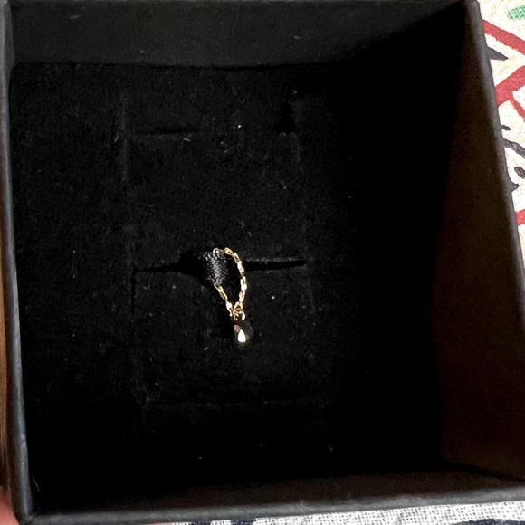 Catbird Jewelry - Catbird Black Diamond Pinprick Charm 14k Gold
